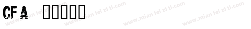 CF Asty字体转换
